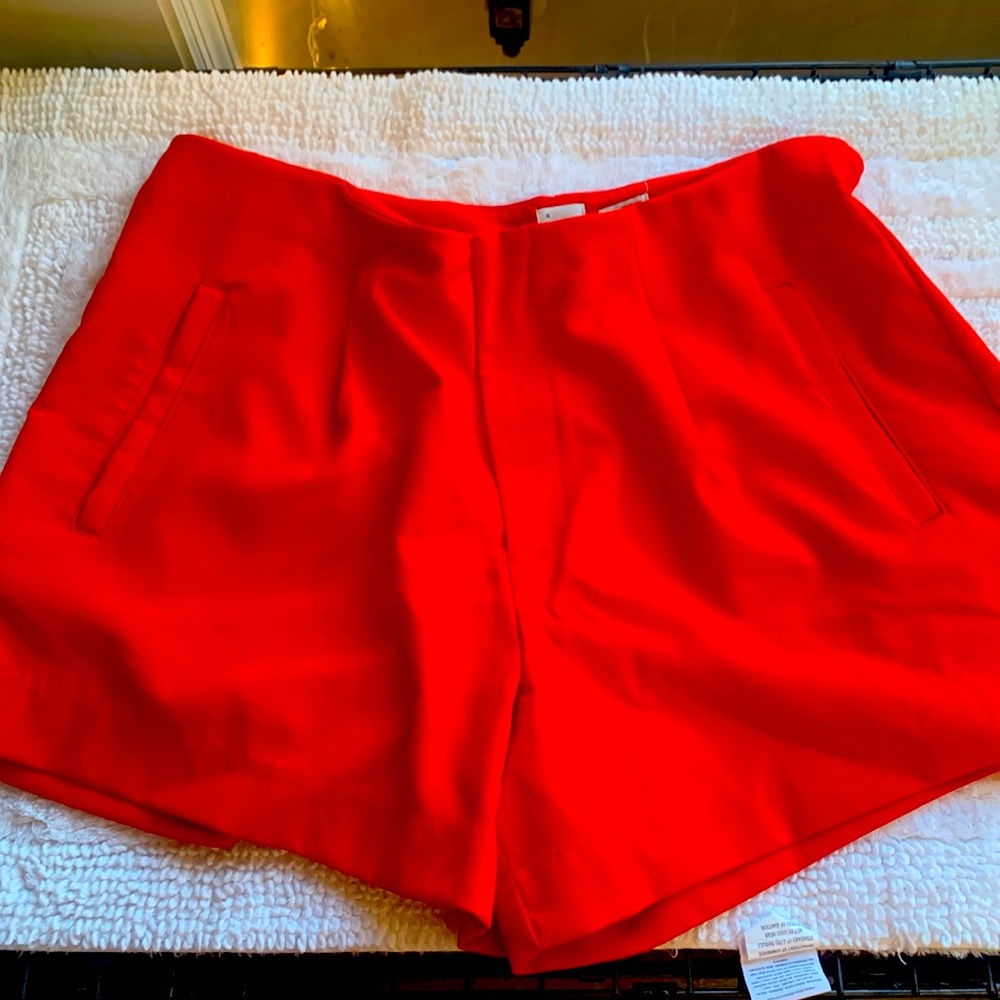 A new day shorts orange red size 17